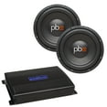 thumbnail image 1 of PowerBass 2 S-1204D 12" Dual 4-Ohm Subwoofers + 1 ASA3-600.1D ASA Series Amplifier, 1 of 7