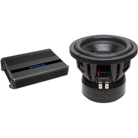 PowerBass 3XL-820D - 8" Dual 2-Ohm VC with XMA-800D - 800 Watt x 1 @ 1-Ohm Class-D Amplifier