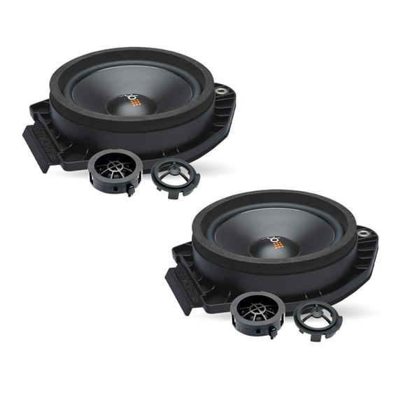 PowerBass OE65C-GM - 6.5" Direct Fit - GMC OEM Component Speaker Upgrade Kit / 60 Wrms - 120Wmax - Pair