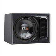 PowerBass PS-WB121 550W Single 12 Loaded Subwoofer Enclosure SVC 4 Ohm