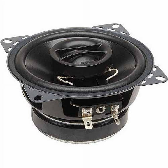 PowerBass S-4002 4" Coaxial OEM Speakers, Set of 2, Black