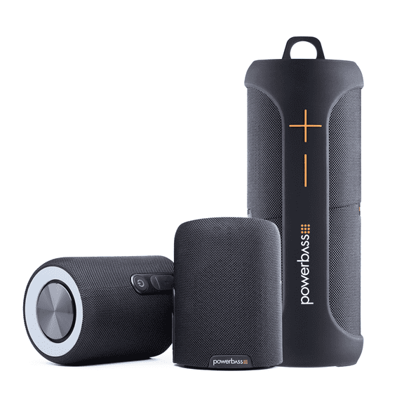 PowerBass SPLIT Portable Waterproof Rated Bluetooth Dual Speaker True Wireless Stereo BT200
