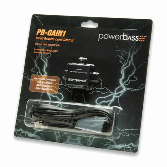 PowerBass Wired Remote Level Control- Black