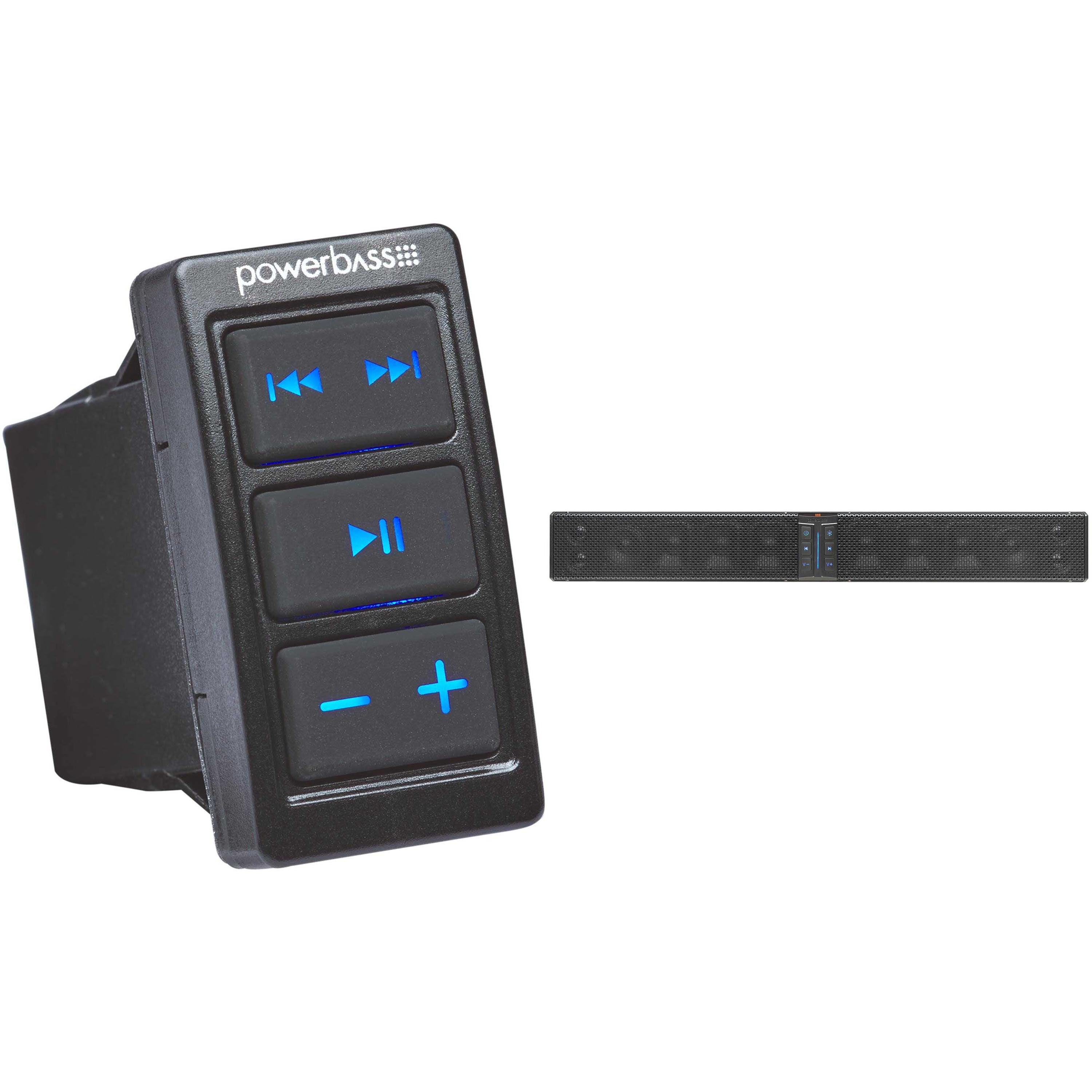Sound Rocker 52000 PowerBass XL-1250 - 12 Speaker System, Bluetooth Powersports Sound Bar ...