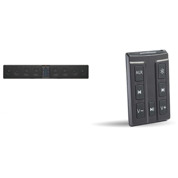 PowerBass XL-850 - 8 Speaker System Bluetooth Powersports Sound Bar with XL-SBCONRF - XL Soundbar External Wireless Controller