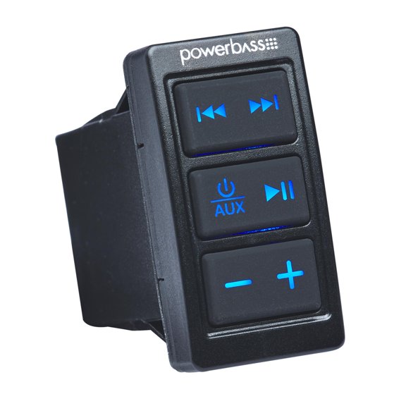 PowerBass XL-BTRS - Rocker Switch Bluetooth Receiver with AUX in and out