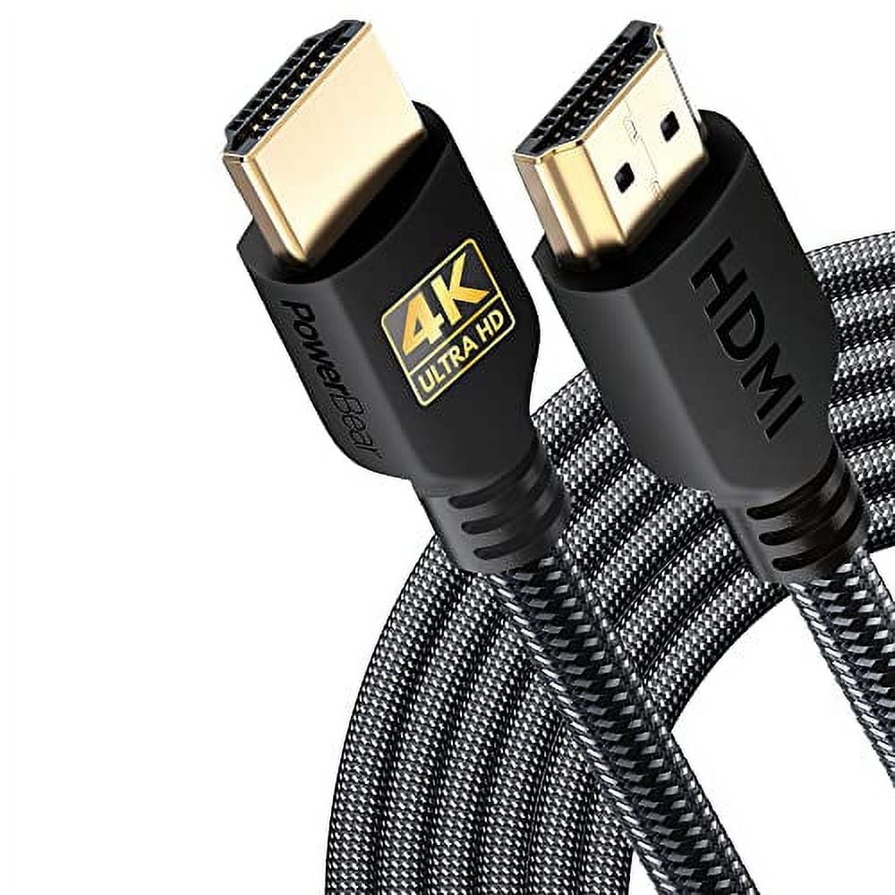 PowerBear 4K HDMI Cable for TV High Speed Gold Connectors 25 Feet Compatible with PS5 PS4 Xbox One Apple TV Walmart