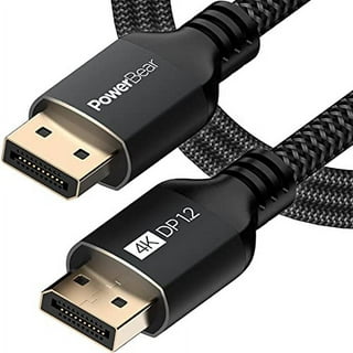 ivanky 4K Mini DisplayPort to DisplayPort Cable 6.6ft, 4K@60Hz, 2K@144Hz  Mini DP to DP Cable, Aluminum Shell, Gold-Plated Braided, Thunderbolt to