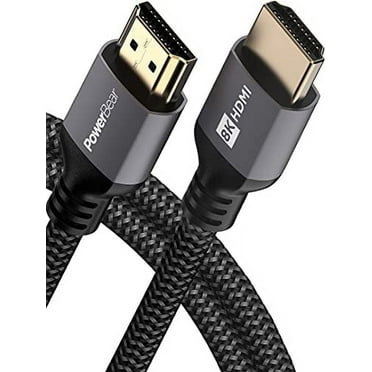 PowerBear 8k HDMI Cable for TV, Computer, Laptop, Monitor, Projector, Gaming, Black, 3 feet, 1 Pack
