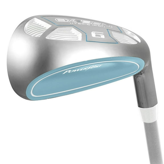 PowerBilt Golf Women's EX-550 Hybrid Iron Set (4-PW, SW), Graphite Ladies Flex - Right-Handed