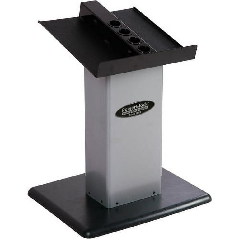 PowerBlock Large Column Stand Dumbbell Weight Rack up to 90 Pounds Walmart