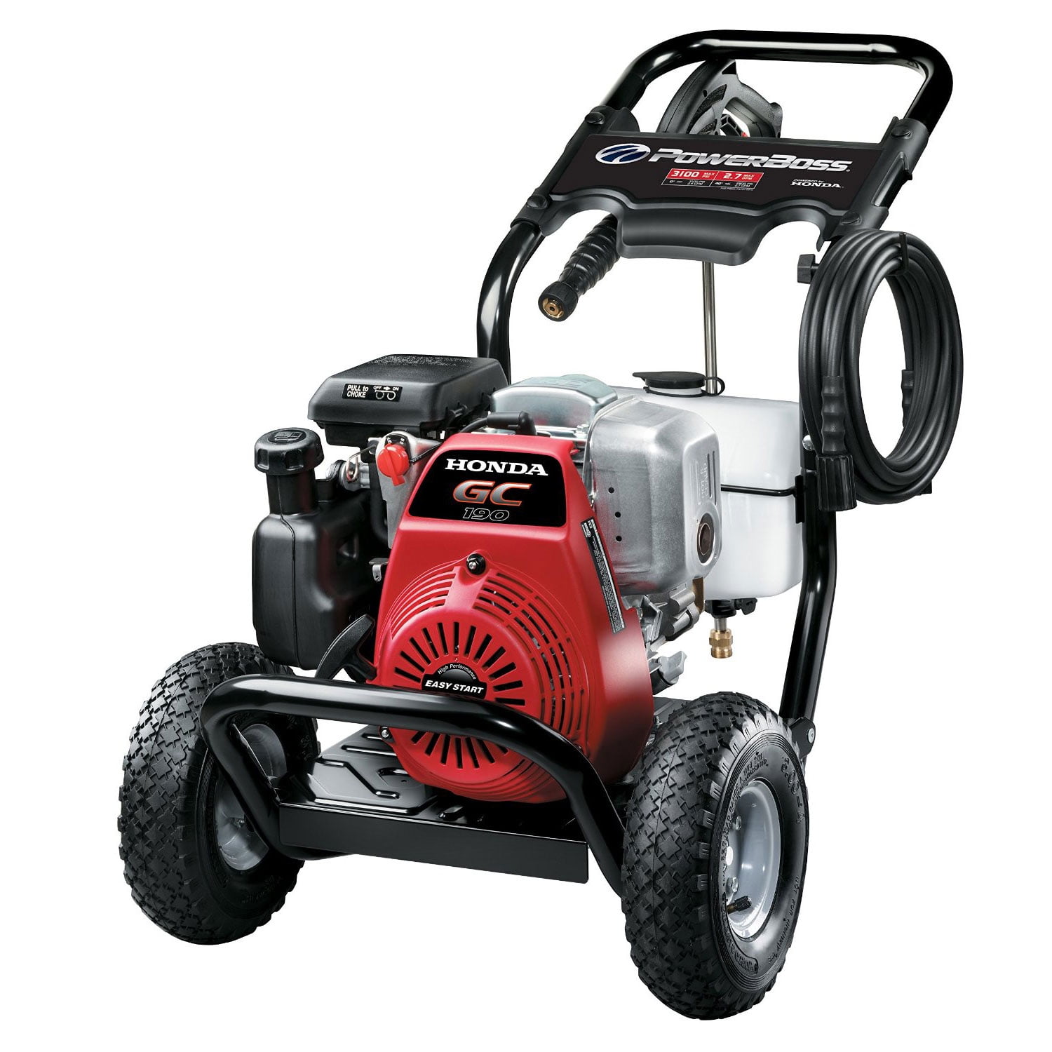 PowerBoss 20649 2.7 GPM 3100 PSI Gas Pressure Washer w Honda GC190 187cc Engine Walmart