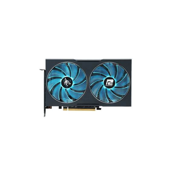 PowerColor Hellhound Radeon RX 7600 XT 16GB GDDR6 PCI Express 4.0 x8 ATX Video Card RX7600XT 16G-L/OC