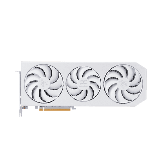 PowerColor Hellhound Radeon RX 9070 XT 16GB GDDR6 PCI Express 5.0 x16 Graphics CARD Hellhound Spectral White AMD Radeon RX 9070 XT 16GB GDDR6