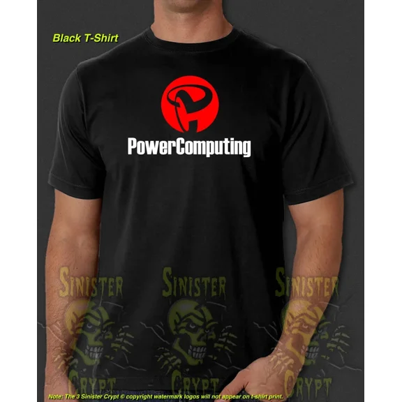 PowerComputing Retro-Vintage Power Computing Mac Clone New T-Shirt S-6XL