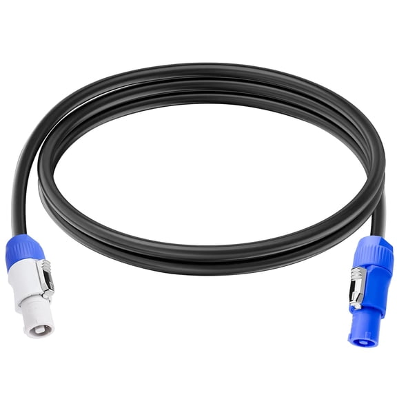 PowerCon Cable - PowerCon to PowerCon Extension Cord, 12AWG 3 Prong AC Power Supply Cable for LED Screen, Stage Light, Beam Moving Head, Audio Video Equipment, 3.3FT