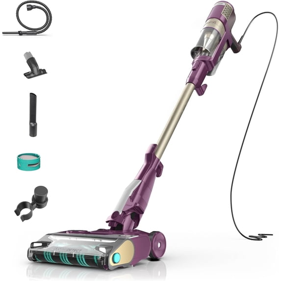 PowerDetect Corded Stick Vacuum, HEPA, Pet Hair, Purple, DuoClean ...