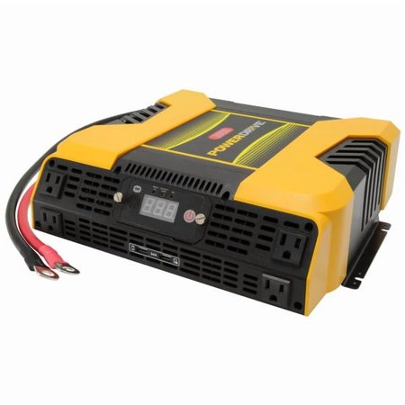PowerDrive PD3000 12.8V 3000W Continuous 6000-Watt Surge Power Inverter with Bluetooth