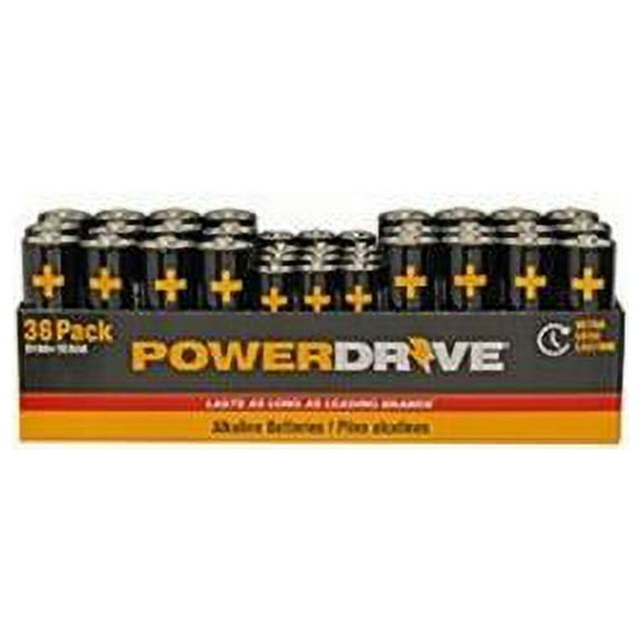PowerDrive POWER DRIVE ALKALINE AA24PK/AAA12PK COMB