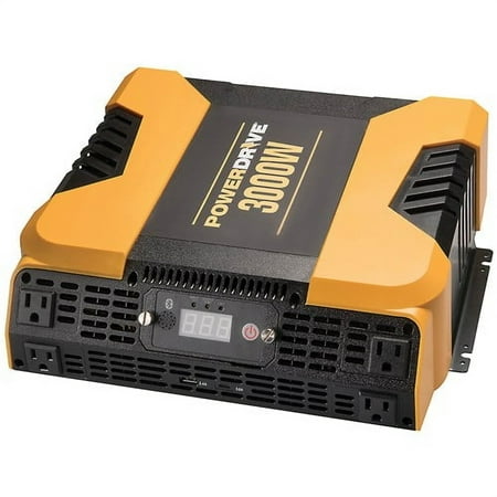 PowerDrive Plus PWD3000P 3000 Watts Continuous Power Inverter Bluetooth Wireless Technology