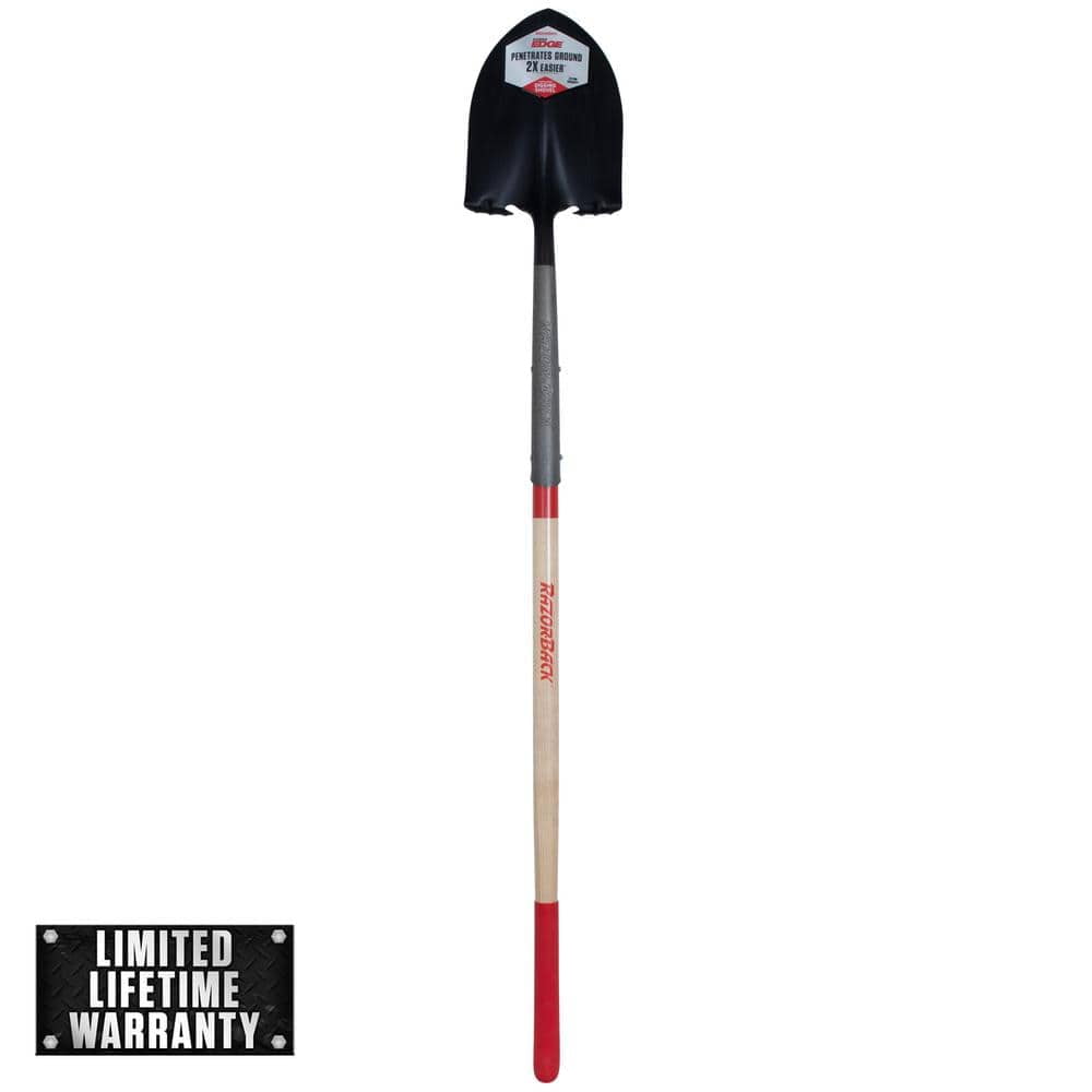 PowerEdge 48 in. Wood Handle Super Socket Digging Shovel - Walmart.com