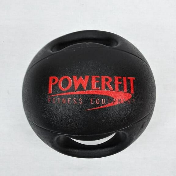 PowerFit Dual Grip Rubber Medicine Balls 14lb