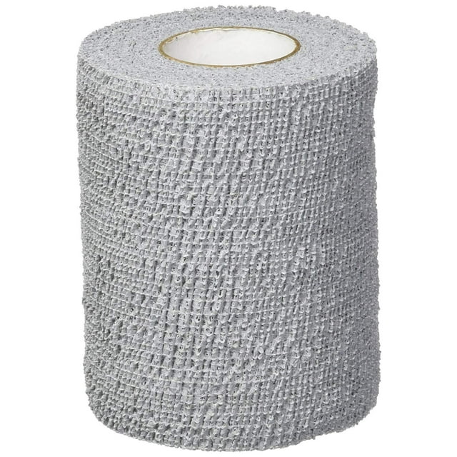 PowerFlex Self Adherent Tape, Grey, 3 Pack of 16 Athletic Tape for