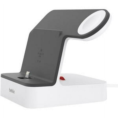 Belkin - PowerHouse Charging Dock for iPhone and Apple Watch - White