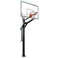 thumbnail image 1 of PowerHouse 560 Steel-Glass In Ground Adjustable Basketball System, Desert Gold, 1 of 1