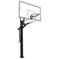 thumbnail image 1 of PowerHouse 672 Steel-Glass In Ground Adjustable Basketball System, Kelly Green, 1 of 1