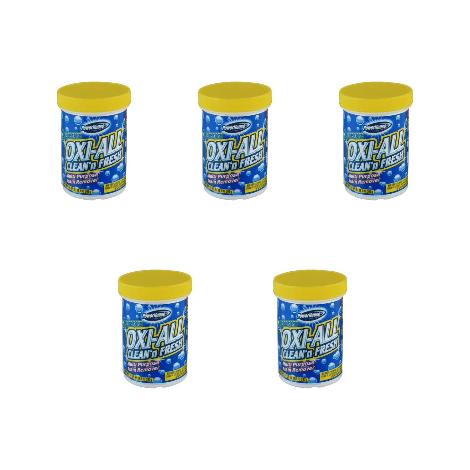 PowerHouse Oxi-All Powder Stain Remover 0.88 lb – 5 Pack - Walmart.com