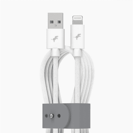 Nimble - Powerknit 1M USB A to Lightning Cable - White