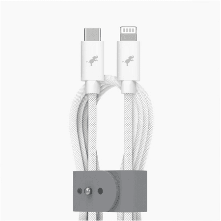 Nimble - Powerknit 1M USB C to Lightning Cable - White
