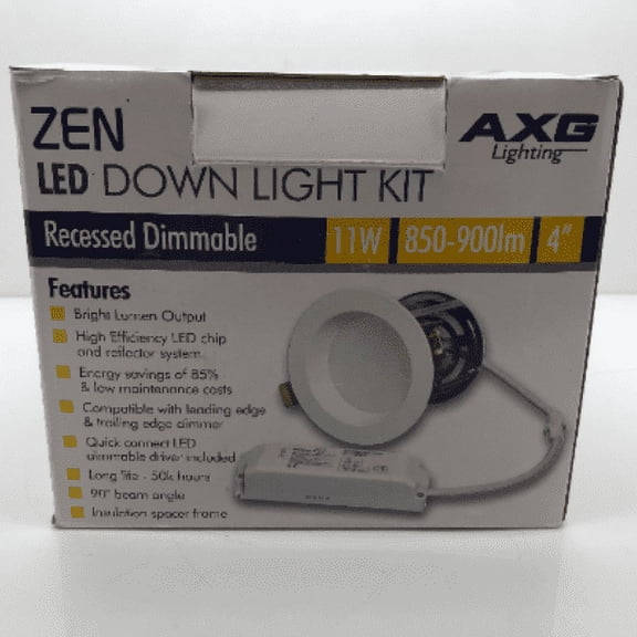 PowerLED ZEN4 11W3K-W-RS 11W Fixed 4" Round 3000K White LED Downlight