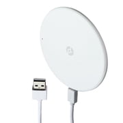 PowerLab 10W Qi Magnetic Wireless Charging Pad - White