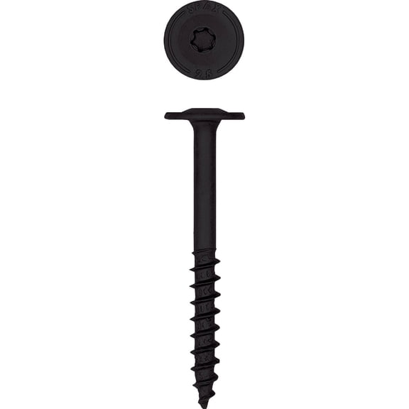 PowerLags T-Star Washer Head HCR Steel Lag Screws - Single Pack