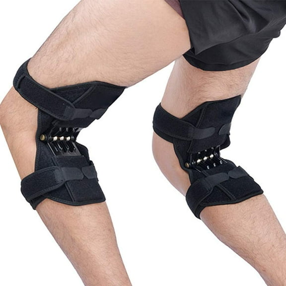 PowerLift 1pc knee protection booster old cold leg knee band mountaineering deep care joint Support Knee Pads Powerful Rebound Spring Force