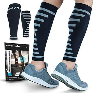 Never Quit Calf Compression Sleeves for Men & Women, Unisex. Shin Splint  Leg Sleeves. Graduated Compression for Calf Strains, Shin Splints and  Varicose Veins,Recovery & Prevention (Small) 