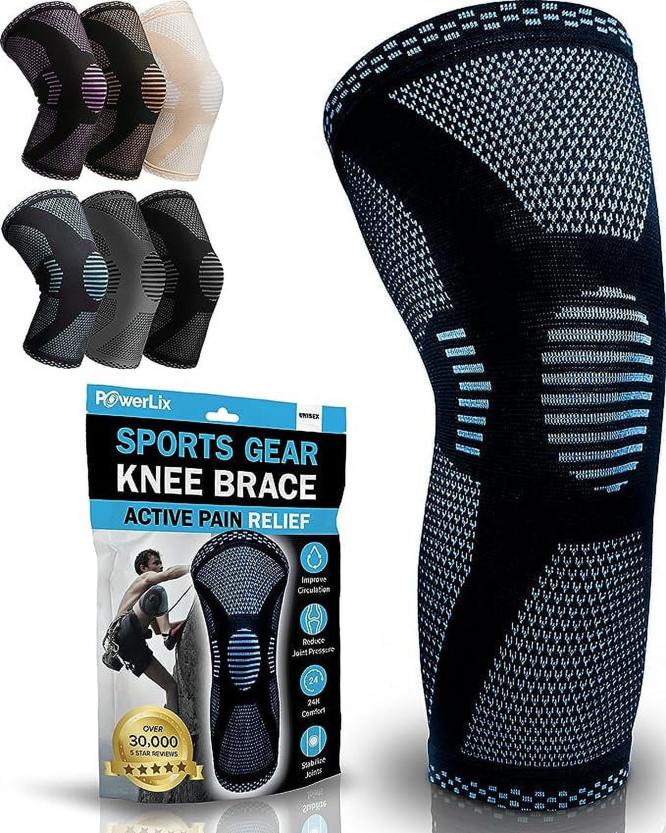 Compression Knee Sleeve Best Knee Brace for Men and Women Knee