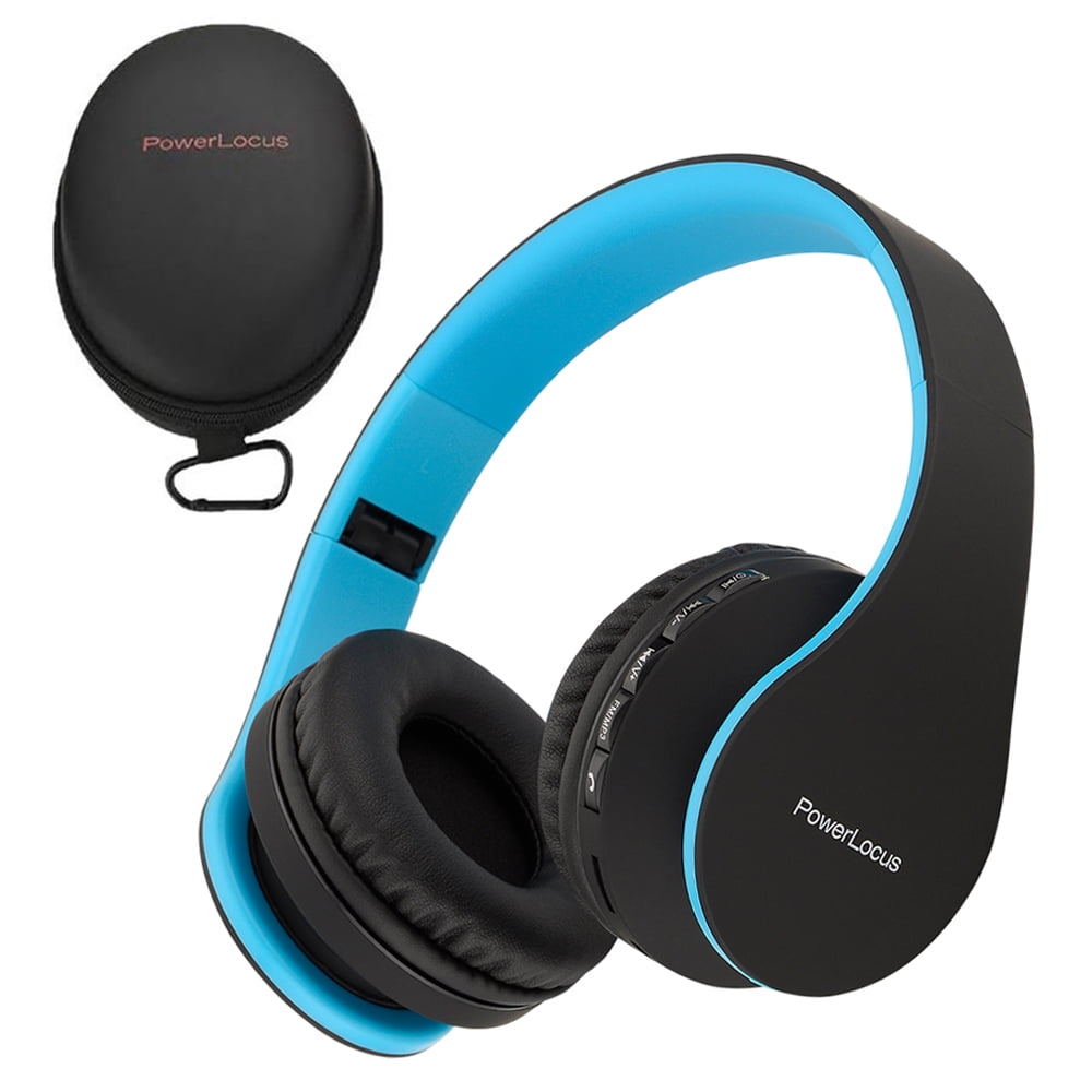 PowerLocus Wireless Bluetooth Over Ear Stereo Foldable Headphones