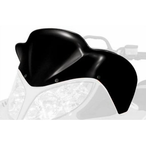 PowerMadd 12823 Cobra Windshield for Arctic Cat M Series and Crossfire - Black - Low height