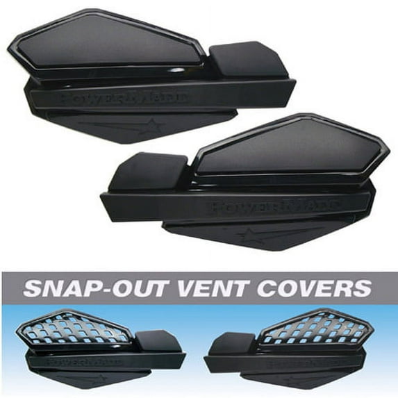 Powermadd Star Series Black MX Handguards w/Removable Vent Covers (34210)