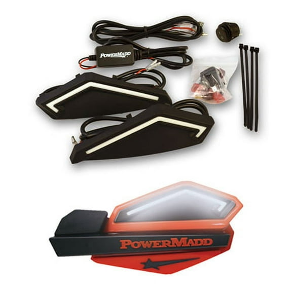 Powermadd 34290 Black Led Light Kit For Star Series Handguard
