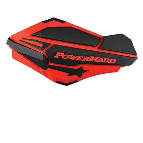PowerMadd Sentinel Handguards with Tri-Mount Kit Red/Black
