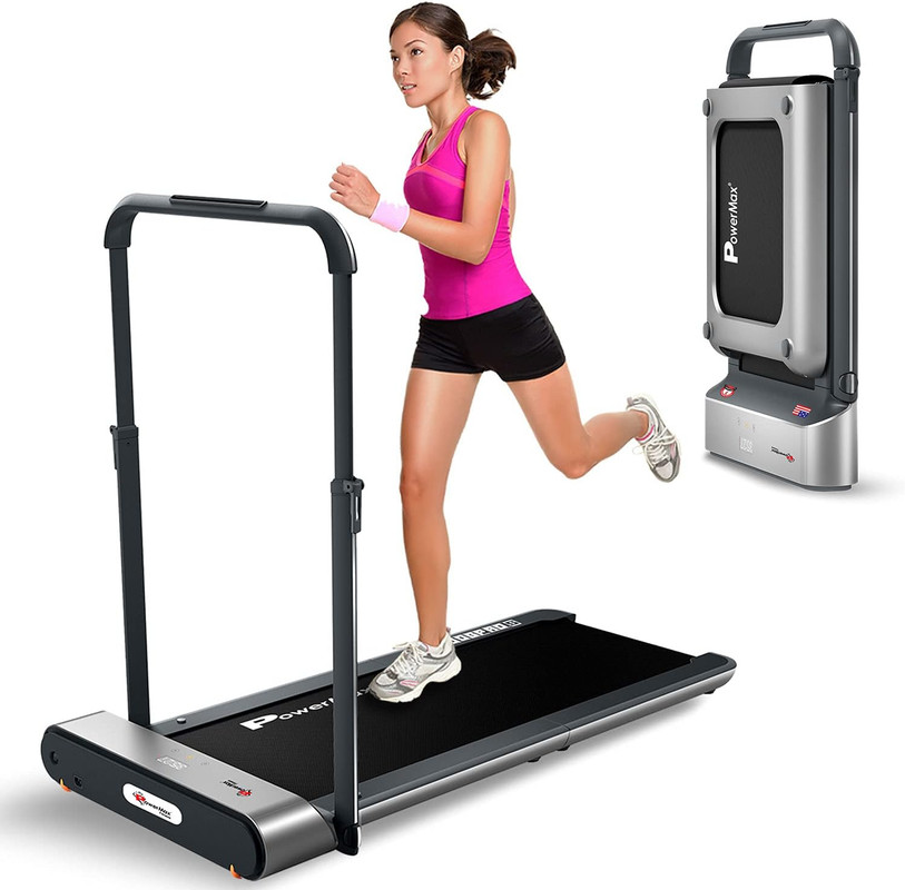 PowerMax Fitness Jogpad 5 4HP Peak Smart Walking Treadmill Max User Up 