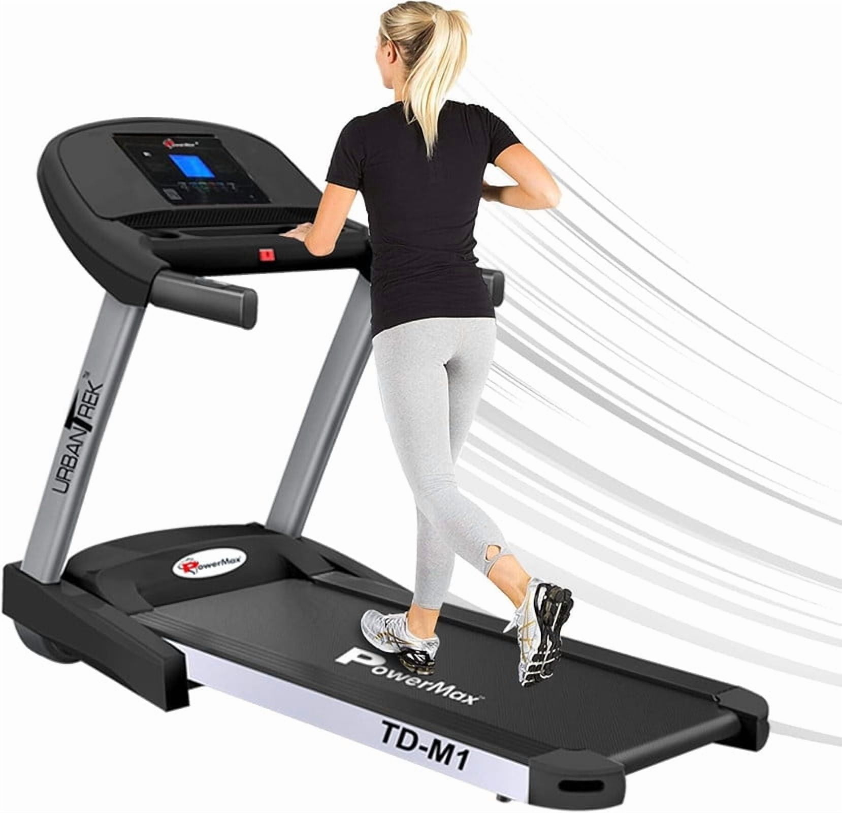 PowerMax Fitness TD-M1 Motorized Treadmill for Home use