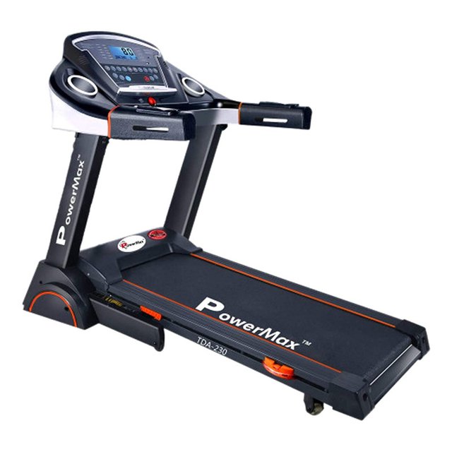 PowerMax Fitness TDA230 (4HP Peak) Smart Folding Electric Treadmill