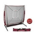 thumbnail image 1 of PowerNet 5x5 Baseball Softball Practice Hitting Net Bundle (w/ strike zone + training ball), 1 of 6