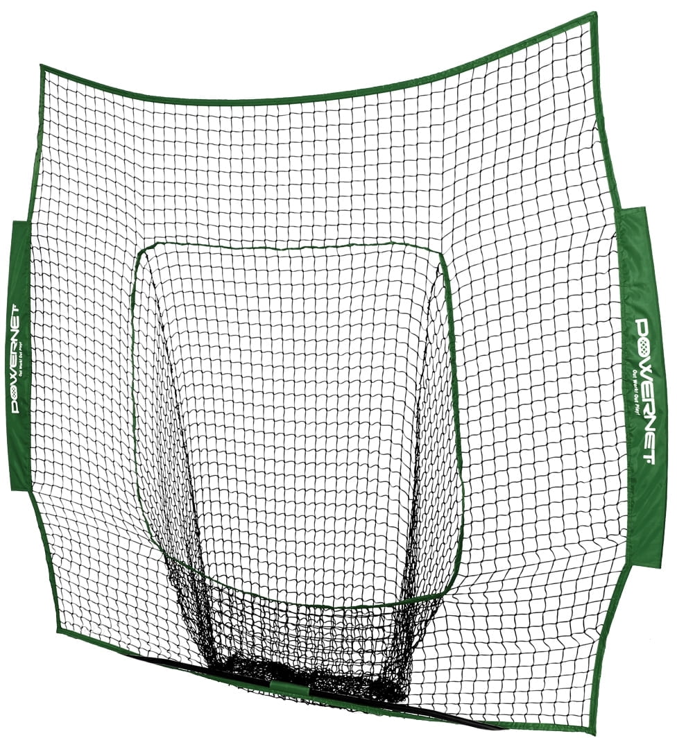 PowerNet Baseball Softball 7x7 Net Replacement, Durable Baseball Nets for Batting & Pitching, Heavy Duty Knotless Baseball Training Net Replacement, Team Color Nets, NET ONLY