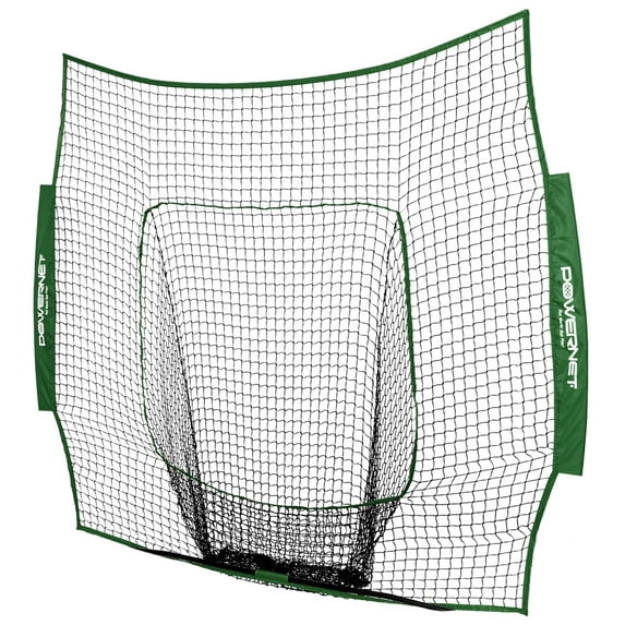 PowerNet Baseball Softball 7x7 Net Replacement, Durable Baseball Nets for Batting & Pitching, Heavy Duty Knotless Baseball Training Net Replacement, Team Color Nets, NET ONLY
